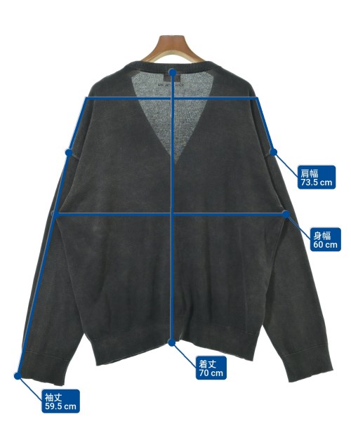 DIESEL（ディーゼル）カーディガン グレー サイズ:XL メンズ/2200641781032