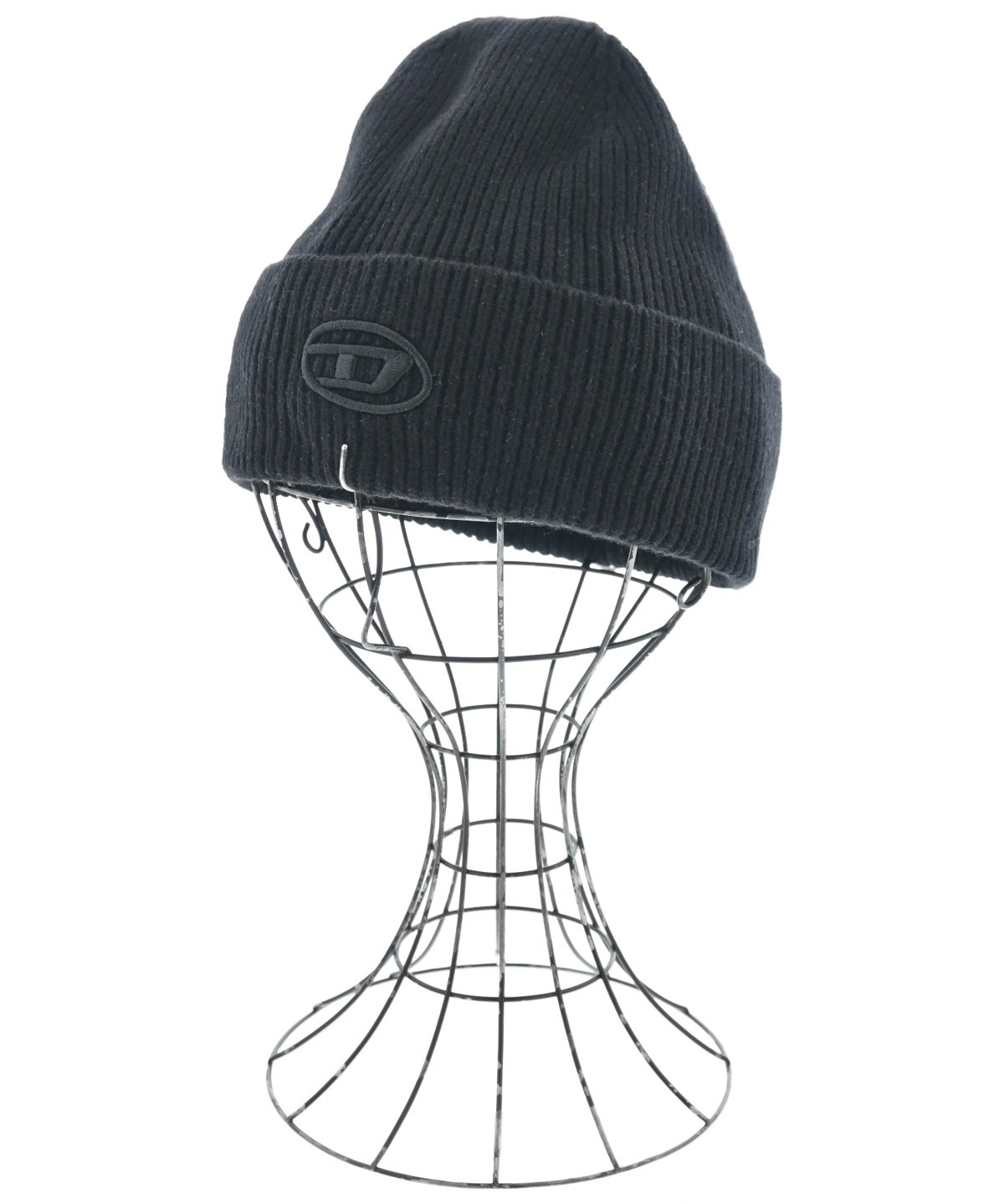 DIESEL（ディーゼル）ニットキャップ・ビーニー 黒 サイズ:UNI メンズ