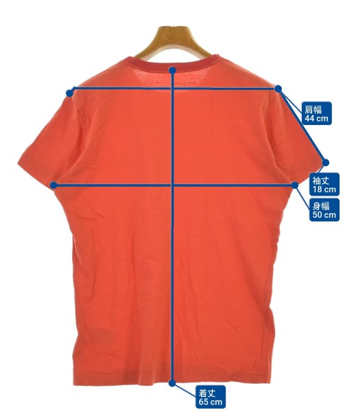 DIESEL（ディーゼル）Tシャツ・カットソー オレンジ サイズ:L メンズ/2200641955020