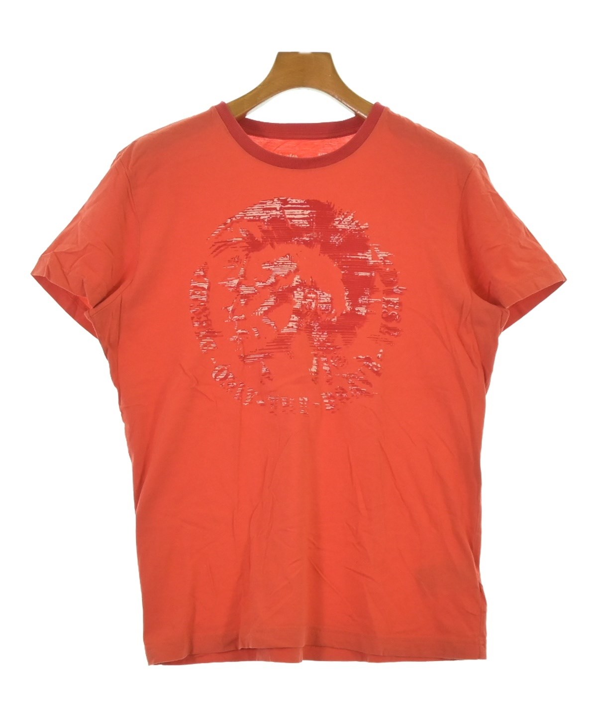 DIESEL（ディーゼル）Tシャツ・カットソー オレンジ サイズ:L メンズ