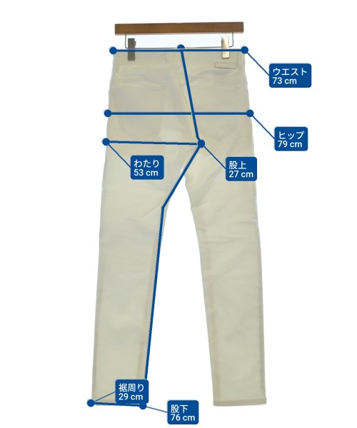 DIESEL（ディーゼル）スウェットパンツ 白 サイズ:28(S位) メンズ/2200642586049