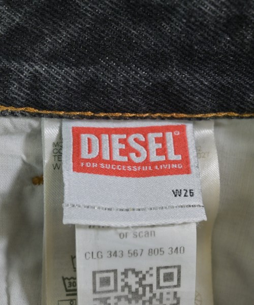 DIESEL（ディーゼル）デニムパンツ 黒 サイズ:26(XS位) メンズ/2200643801035