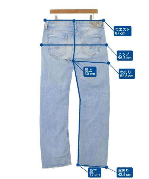 DIESEL（ディーゼル）デニムパンツ 青 サイズ:31(M位) メンズ/2200540368013