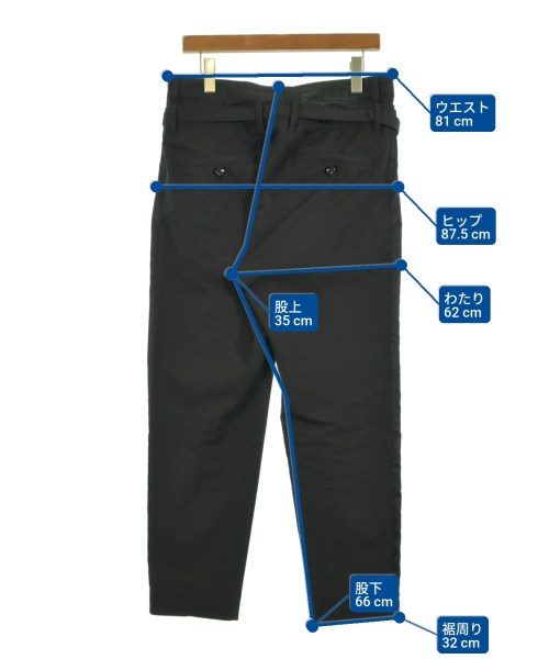 DIESEL（ディーゼル）スラックス 黒 サイズ:30(M位) メンズ/2200533204045