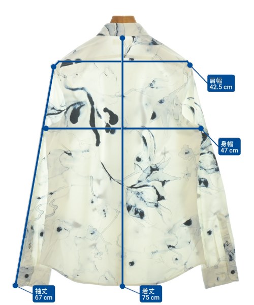 DIESEL（ディーゼル）カジュアルシャツ 白 サイズ:L メンズ/2200549883036