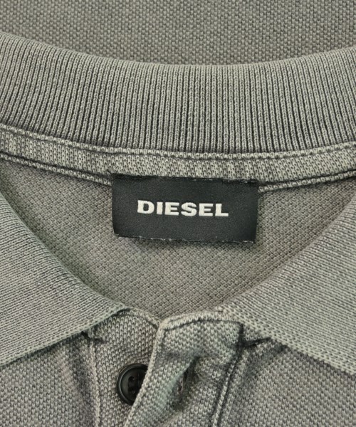 DIESEL（ディーゼル）ポロシャツ グレー サイズ:S メンズ/2200549930082