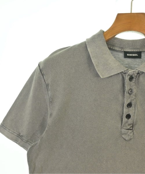 DIESEL（ディーゼル）ポロシャツ グレー サイズ:S メンズ/2200549930082