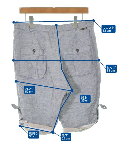 DIESEL（ディーゼル）ショートパンツ グレー サイズ:28(S位) メンズ/2200547019048