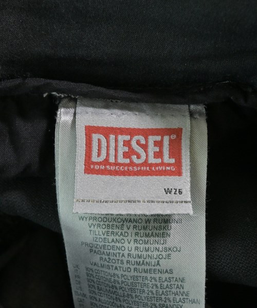 DIESEL（ディーゼル）デニムパンツ 黒 サイズ:26(XS位) メンズ/2200621636048