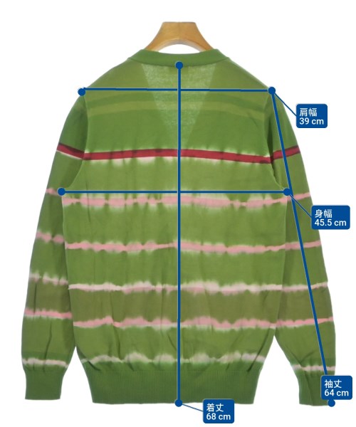 DIESEL（ディーゼル）カーディガン 緑 サイズ:M メンズ/2200622778037