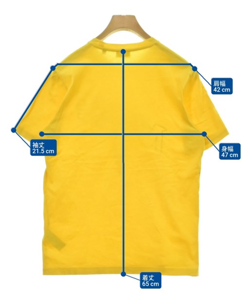 DIESEL（ディーゼル）Tシャツ・カットソー 黄 サイズ:XS メンズ/2200623530054