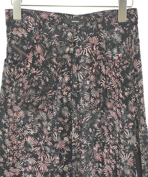 DIESEL（ディーゼル）ロング・マキシ丈スカート 黒 サイズ:24(S位) レディース/2200624661030