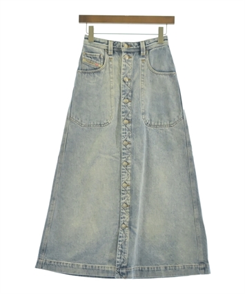 DIESEL スカート DIESEL（ディーゼル）ロング・マキシ丈スカート 青 サイズ:23(XS位