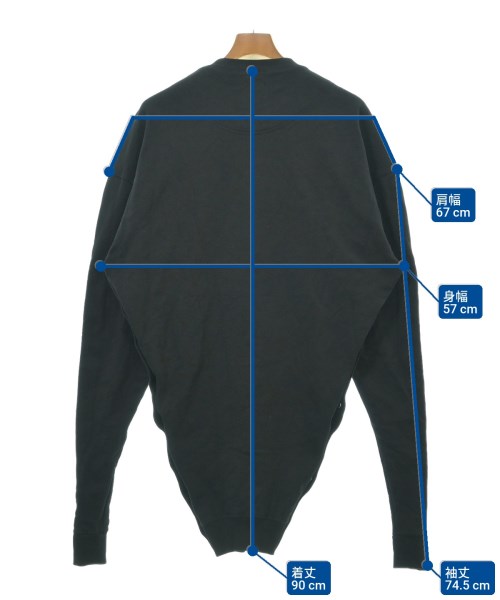 DIESEL（ディーゼル）スウェット 黒 サイズ:-(XL位) メンズ/2200625240012