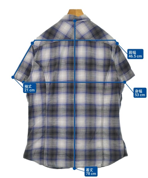 DIESEL（ディーゼル）カジュアルシャツ グレー サイズ:XXL メンズ/2200613319034