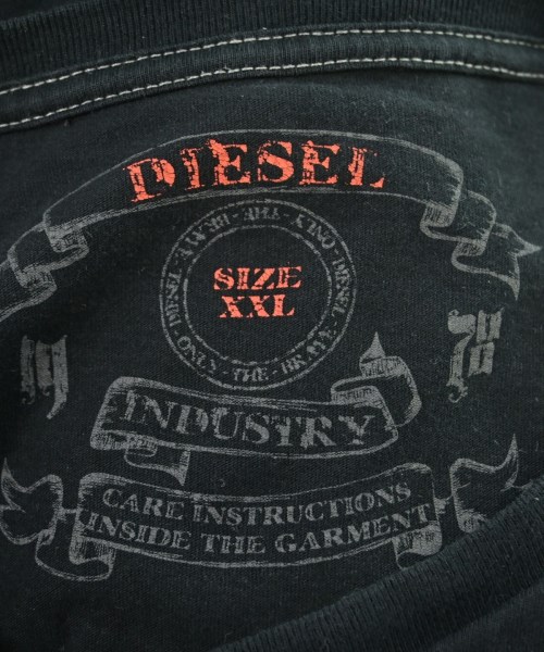 DIESEL（ディーゼル）Tシャツ・カットソー 黒 サイズ:XXL メンズ/2200613319089