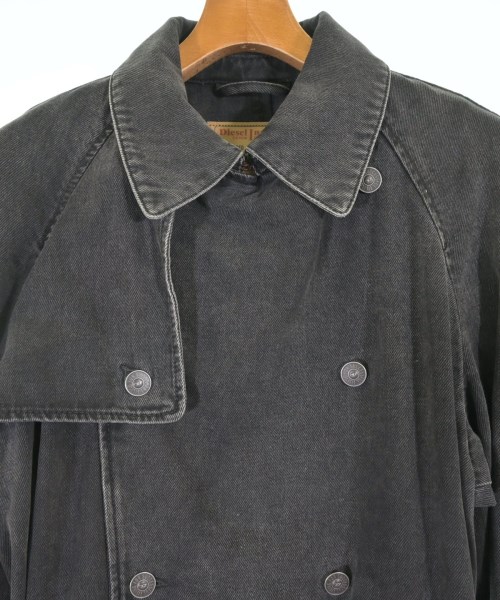 DIESEL（ディーゼル）トレンチコート 黒 サイズ:M メンズ/2200619577018