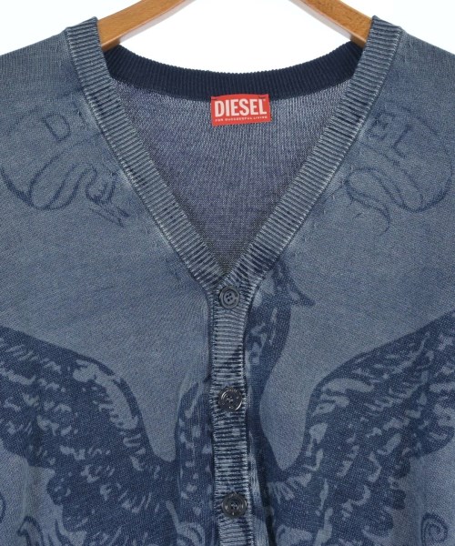 DIESEL（ディーゼル）カーディガン 青 サイズ:S メンズ/2200626600129