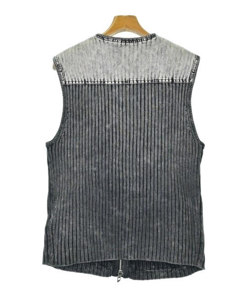 DIESEL（ディーゼル）ベスト グレー サイズ:M メンズ/2200626993023