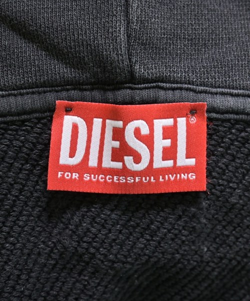 DIESEL（ディーゼル）パーカー 黒 サイズ:S メンズ/2200626993054