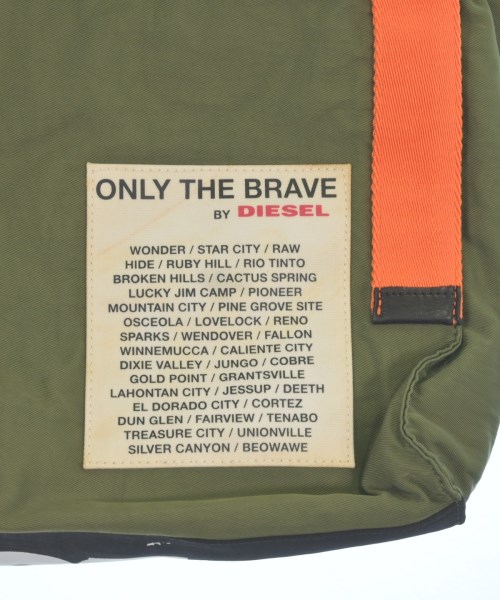 DIESEL（ディーゼル）トートバッグ カーキ サイズ:- メンズ/2200628814050