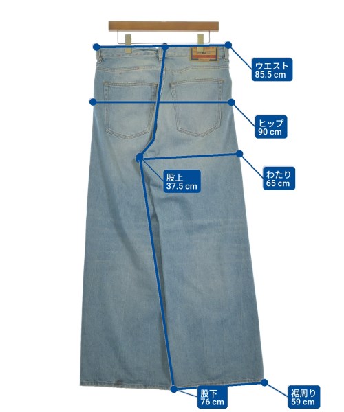DIESEL（ディーゼル）デニムパンツ 青 サイズ:30(M位) メンズ/2200629622050