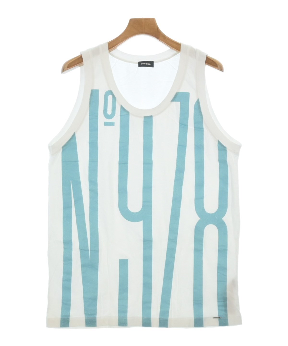 DIESEL（ディーゼル）タンクトップ 白 サイズ:L メンズ/2200629980150