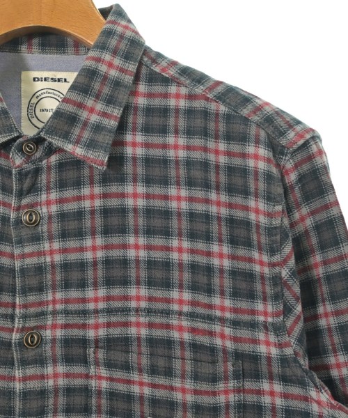 DIESEL（ディーゼル）カジュアルシャツ グレー サイズ:L メンズ/2200616400081