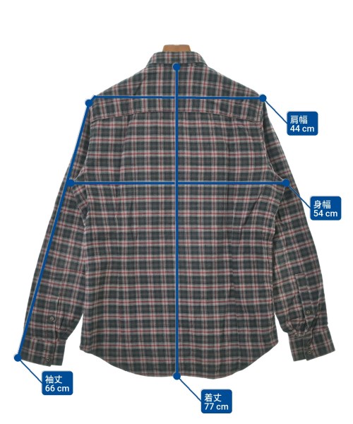 DIESEL（ディーゼル）カジュアルシャツ グレー サイズ:L メンズ/2200616400081