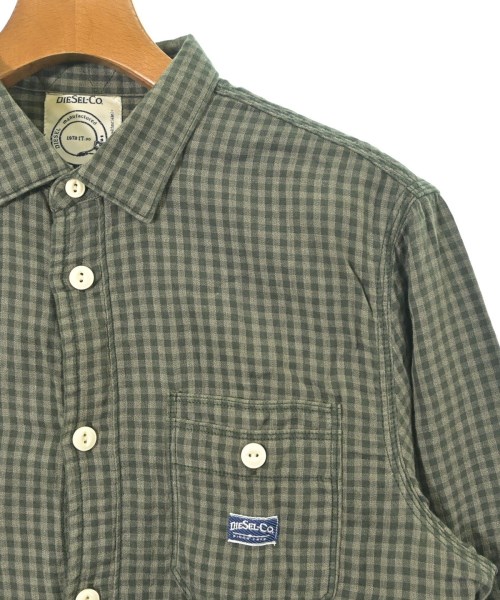 DIESEL（ディーゼル）カジュアルシャツ 緑 サイズ:L メンズ/2200616400098