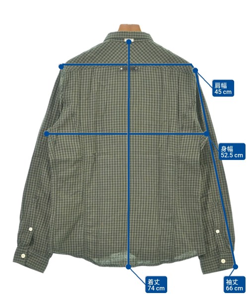 DIESEL（ディーゼル）カジュアルシャツ 緑 サイズ:L メンズ/2200616400098