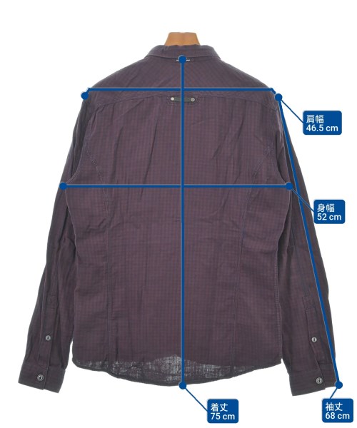 DIESEL（ディーゼル）カジュアルシャツ 赤 サイズ:L メンズ/2200616400104