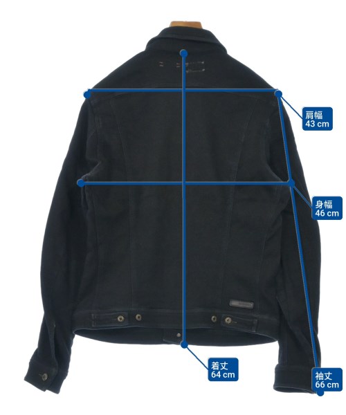 DIESEL（ディーゼル）ブルゾン 黒 サイズ:M メンズ/2200631395027