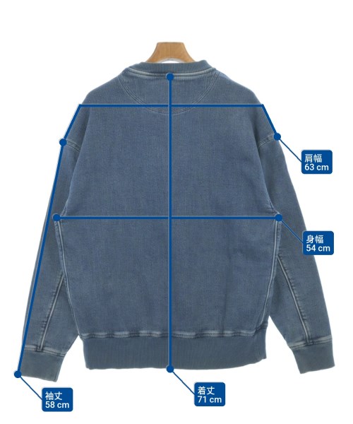 DIESEL（ディーゼル）スウェット 青 サイズ:S メンズ/2200616770092