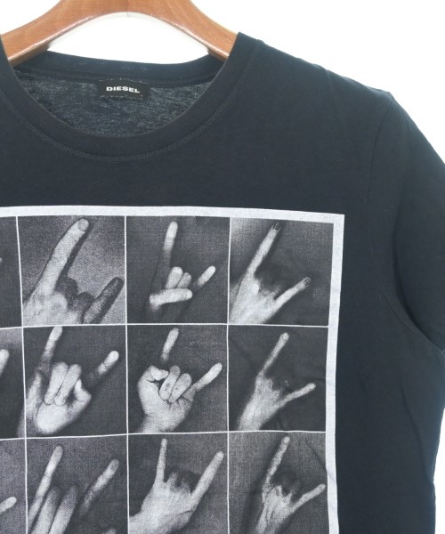 DIESEL（ディーゼル）Tシャツ・カットソー 黒 サイズ:XS メンズ/2200628886026