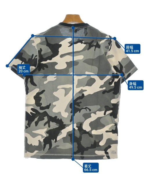 DIESEL（ディーゼル）Tシャツ・カットソー グレー サイズ:M メンズ/2200621667493