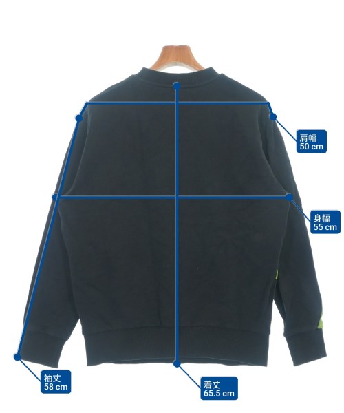 DIESEL（ディーゼル）スウェット 黒 サイズ:S メンズ/2200620354127