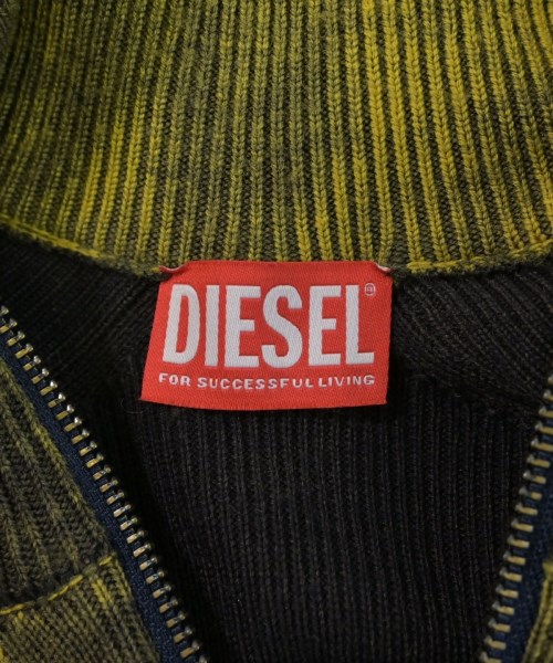 DIESEL（ディーゼル）カーディガン 黄 サイズ:M メンズ/2200633745035