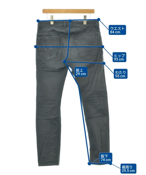 DIESEL（ディーゼル）デニムパンツ グレー サイズ:32(L位) メンズ/2200605977143