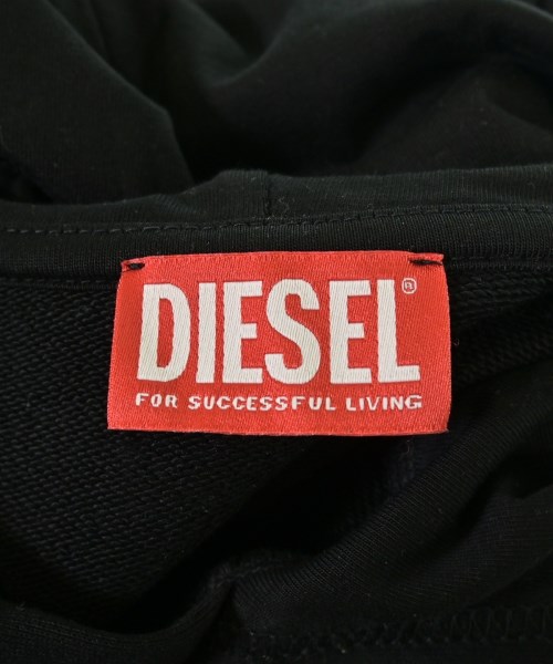 DIESEL（ディーゼル）パーカー 黒 サイズ:L メンズ/2200610449048