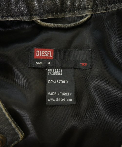 DIESEL（ディーゼル）ライダース 黒 サイズ:M メンズ/2200610462030