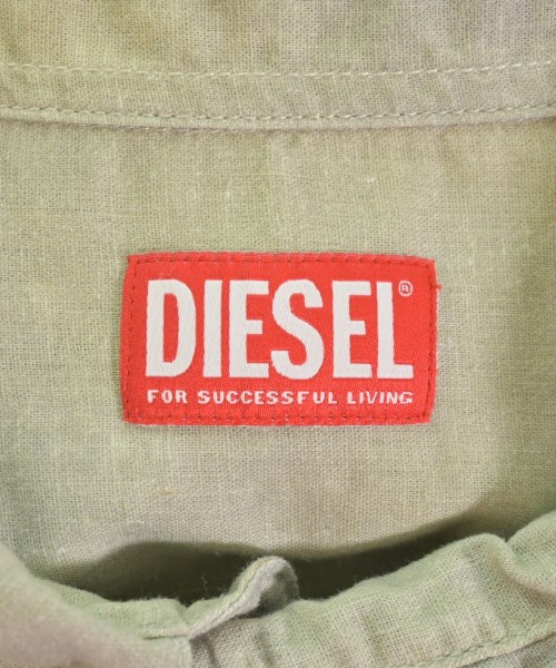 DIESEL（ディーゼル）カジュアルシャツ カーキ サイズ:50(XL位) メンズ/2200612668072