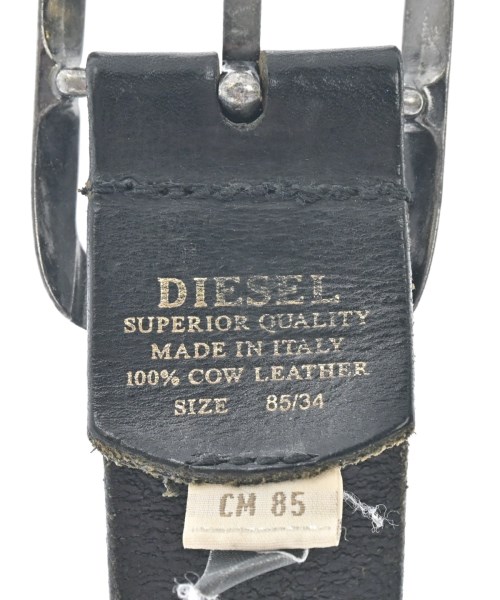 DIESEL（ディーゼル）ベルト 黒 サイズ:- メンズ/2200612682306
