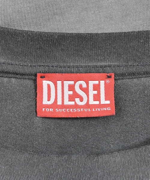 DIESEL（ディーゼル）Tシャツ・カットソー グレー サイズ:L メンズ/2200612761018
