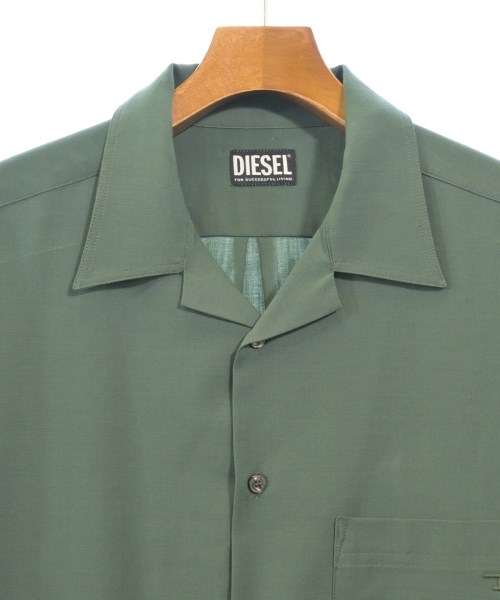 DIESEL（ディーゼル）カジュアルシャツ 緑 サイズ:S メンズ/2200608361079