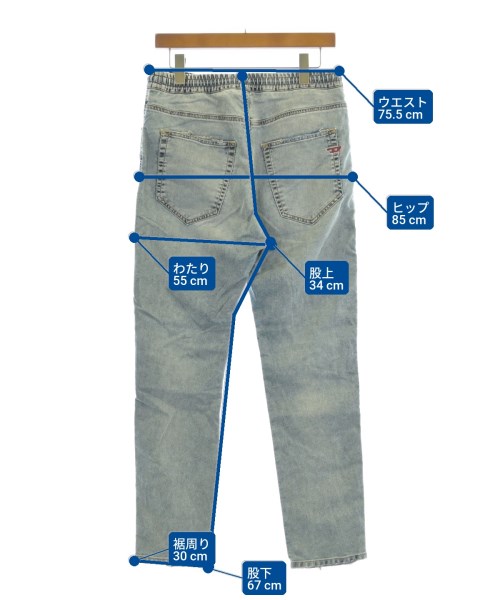 DIESEL（ディーゼル）デニムパンツ 青 サイズ:28(S位) メンズ/2200610250262