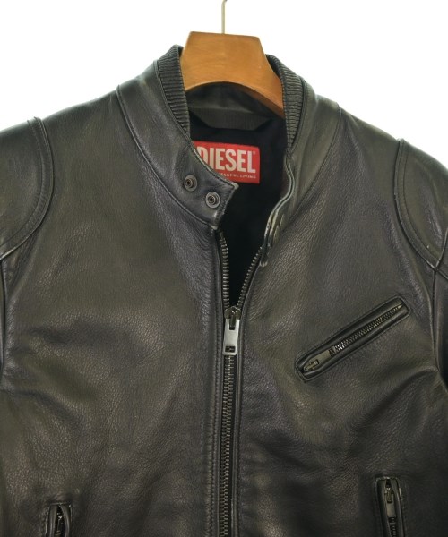 DIESEL（ディーゼル）ライダース 黒 サイズ:48(L位) メンズ/2200615207018