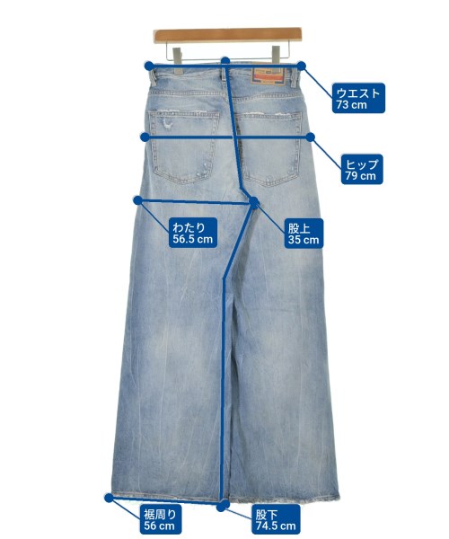 DIESEL（ディーゼル）デニムパンツ 青 サイズ:23(XXS位) メンズ/2200616159026
