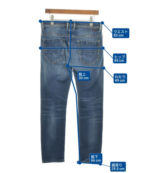 DIESEL（ディーゼル）デニムパンツ 青 サイズ:31(M位) メンズ/2200616695074