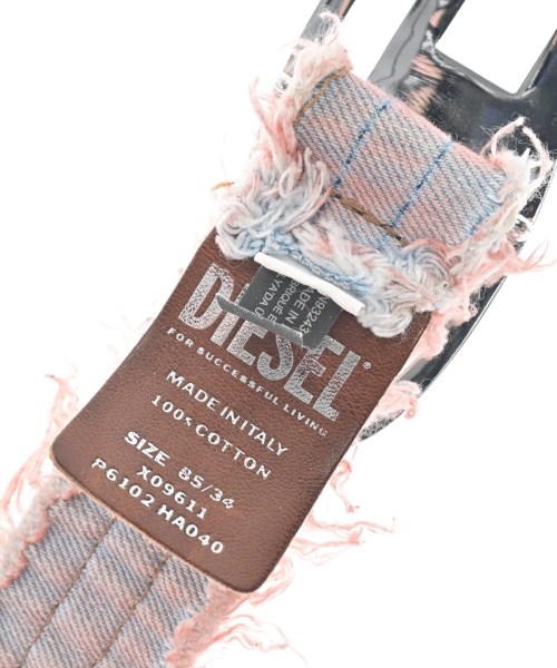 DIESEL（ディーゼル）ベルト ピンク サイズ:- メンズ/2200617462071